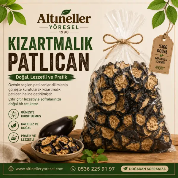 Kızartmalık Patlıcan (Yeni Sezon)