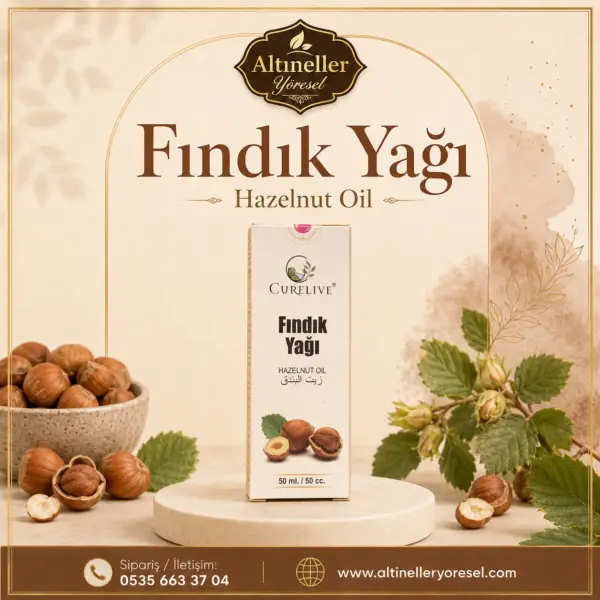 Curelive Fındık Yağı 50 ML