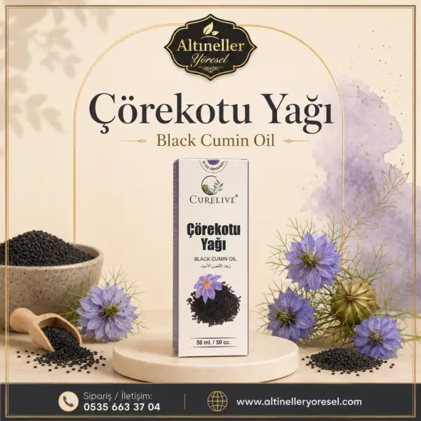 Curelive Çörek Otu Yağı 50 ML