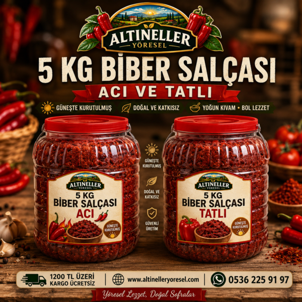 10KG Biber Salçası Paketi